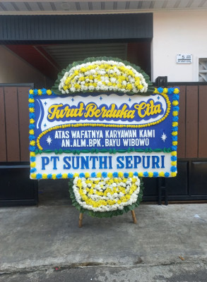 Papan Bunga Duka di Gogagoman
